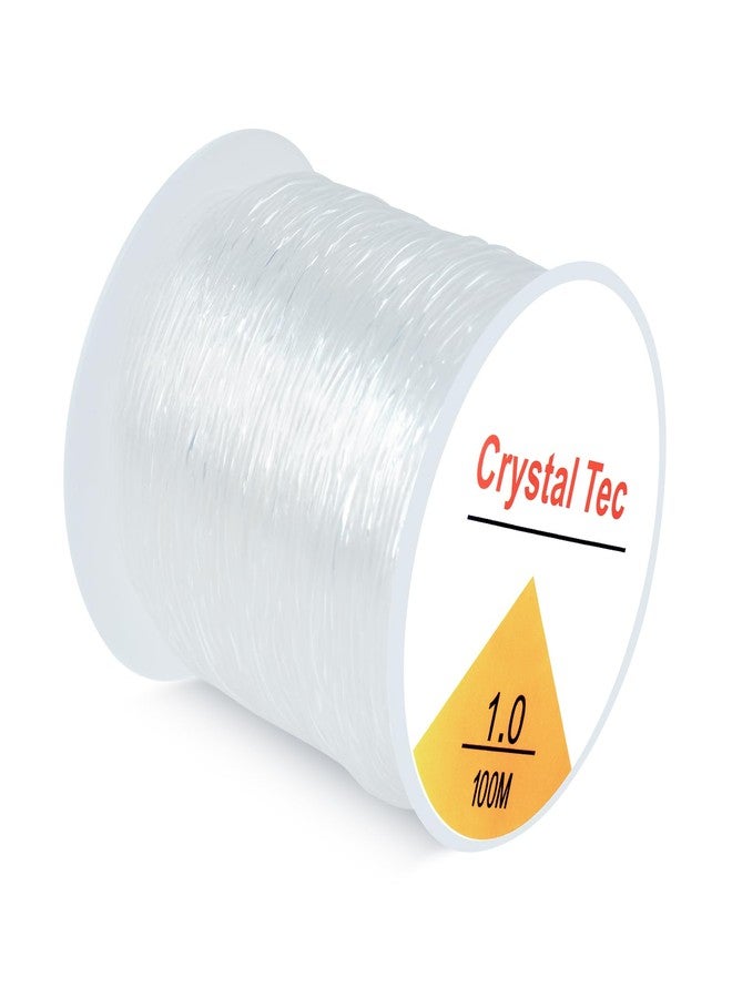 SUTOUG 1mm Elastic Cord for Bracelets 100M Crystal Elastic Cord for Bracelet Beads Jewelry DIY Crafts Bracelets Necklaces - Image 1